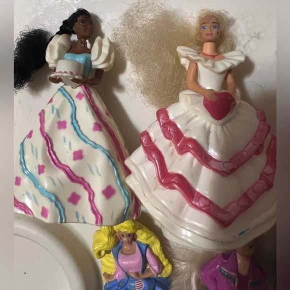 Vintage Mattel 1990’s McDonalds Barbie Happy Meal Kids Toys- Lot Of 7 - Picture 6 of 16